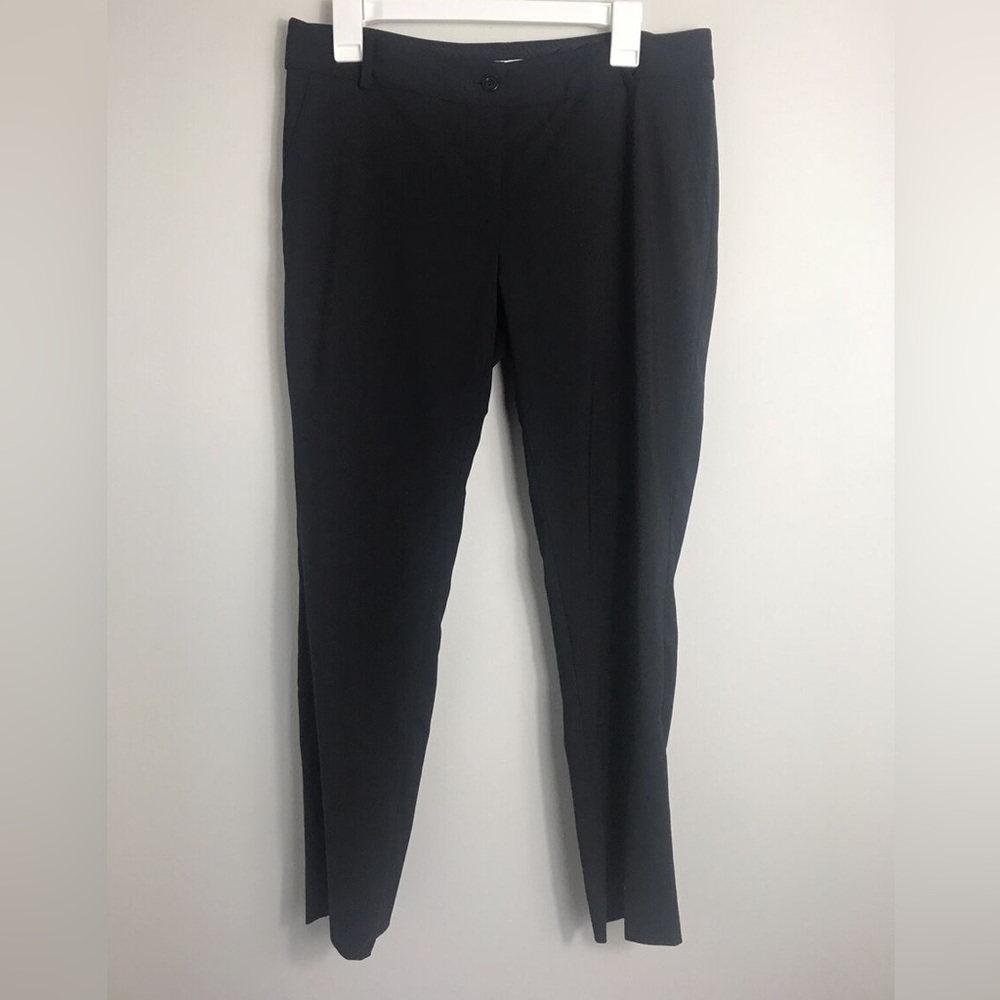 Kate Spade Black Wool Trousers with Bow Pocket, Size 10